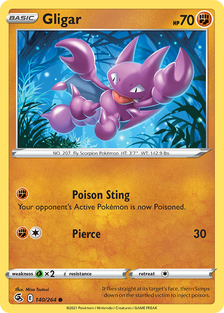 Fusion Strike Gligar #140/264