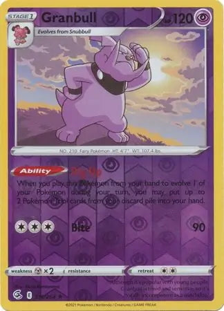 Fusion Strike Granbull #116/264 reverse holo
