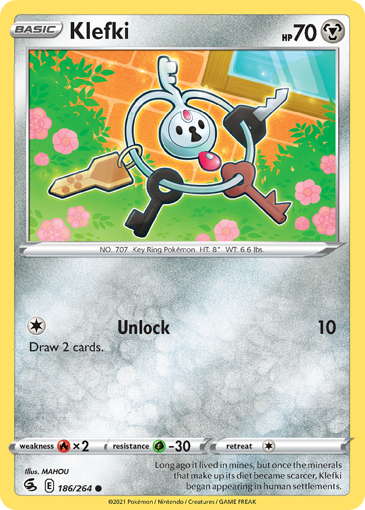Fusion Strike Klefki #186/264