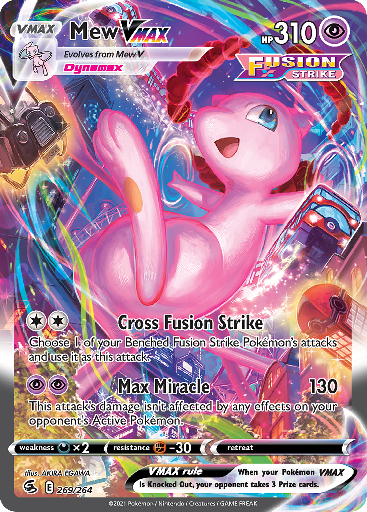 Fusion Strike Mew VMAX #269/264