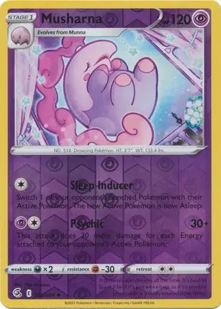 Fusion Strike Musharna #122/264 reverse holo