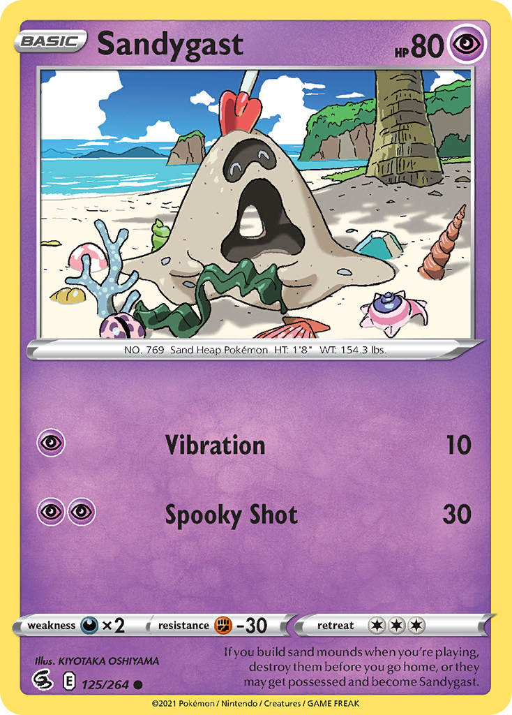 Fusion Strike Sandygast #125/264
