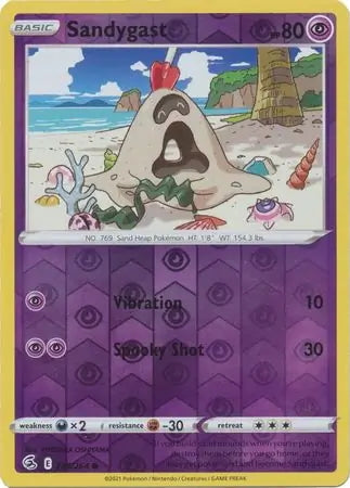 Fusion Strike Sandygast #125/264 reverse holo