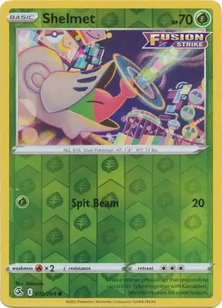 Fusion Strike Shelmet #13/264 reverse holo