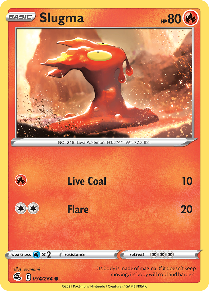 Fusion Strike Slugma #34/264