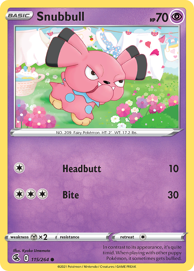 Fusion Strike Snubbull #115/264