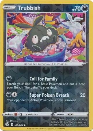 Fusion Strike Trubbish #168/264 reverse holo
