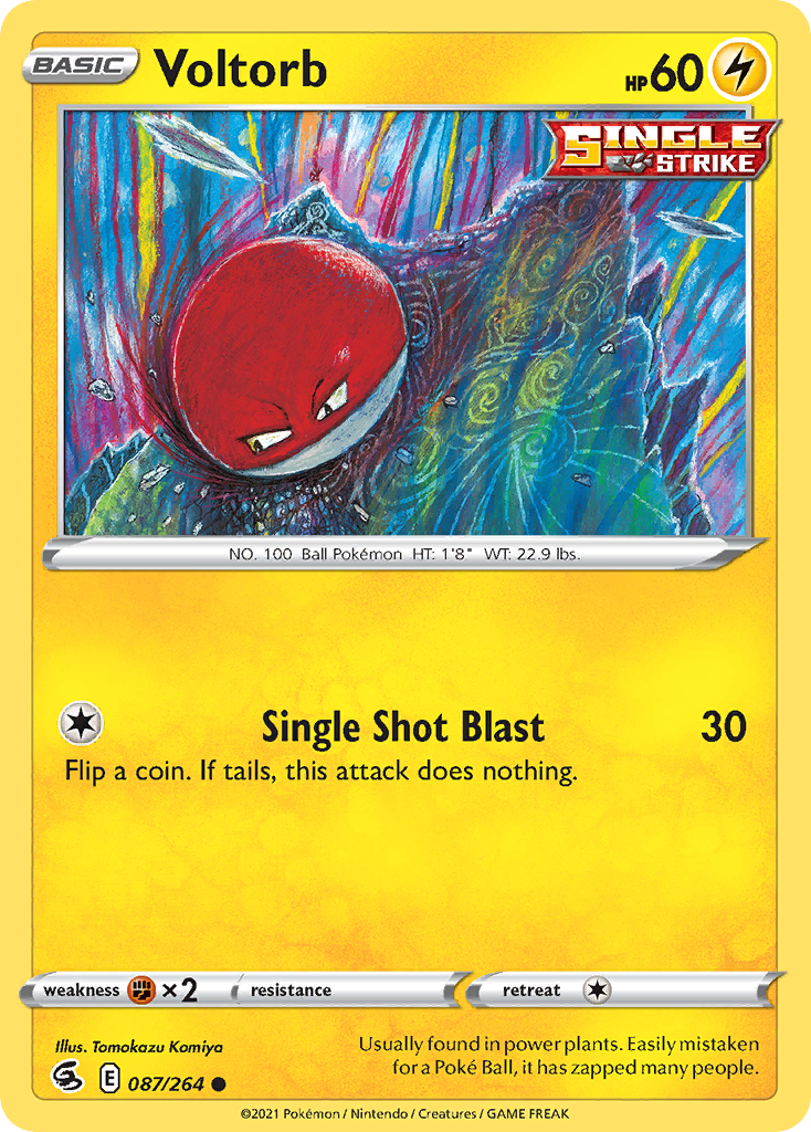 Fusion Strike Voltorb #87/264