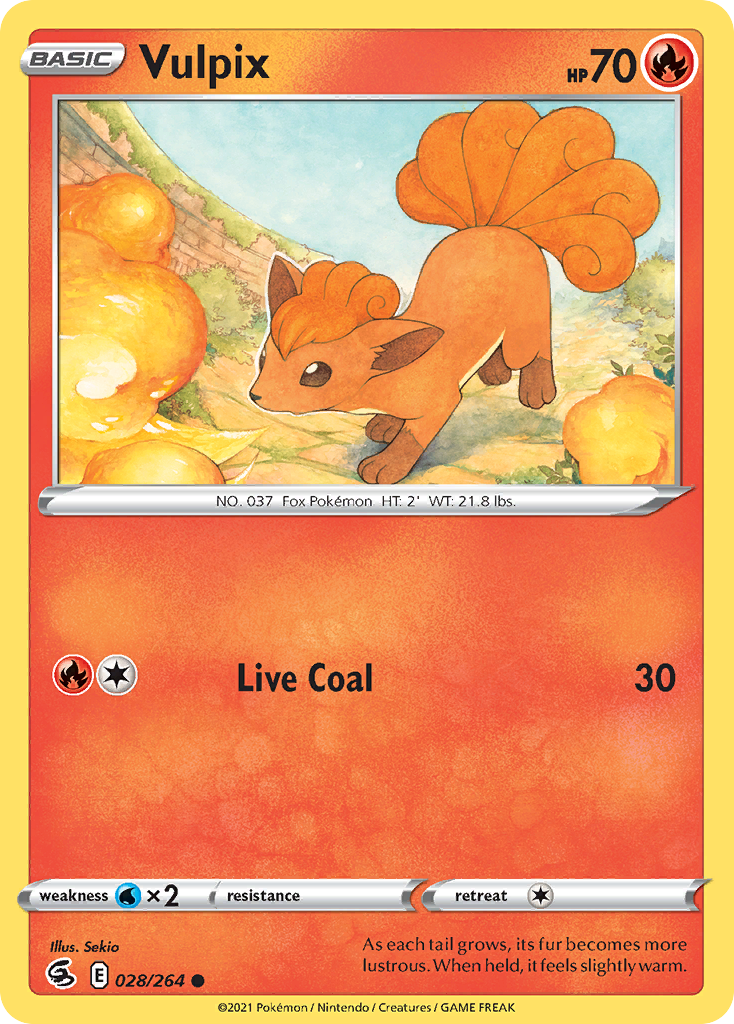 Fusion Strike Vulpix #28/264