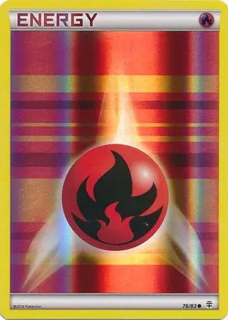 Generations Fire Energy #76/83 reverse holo