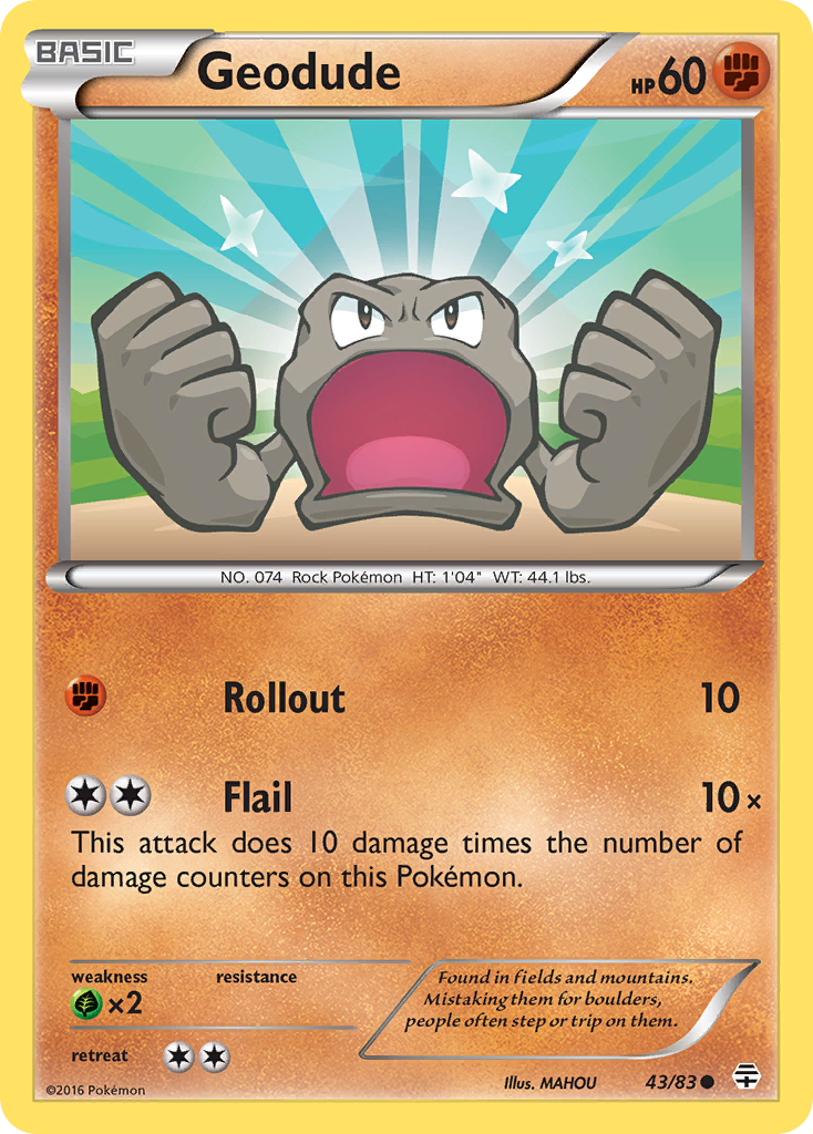 Generations Geodude #43/83