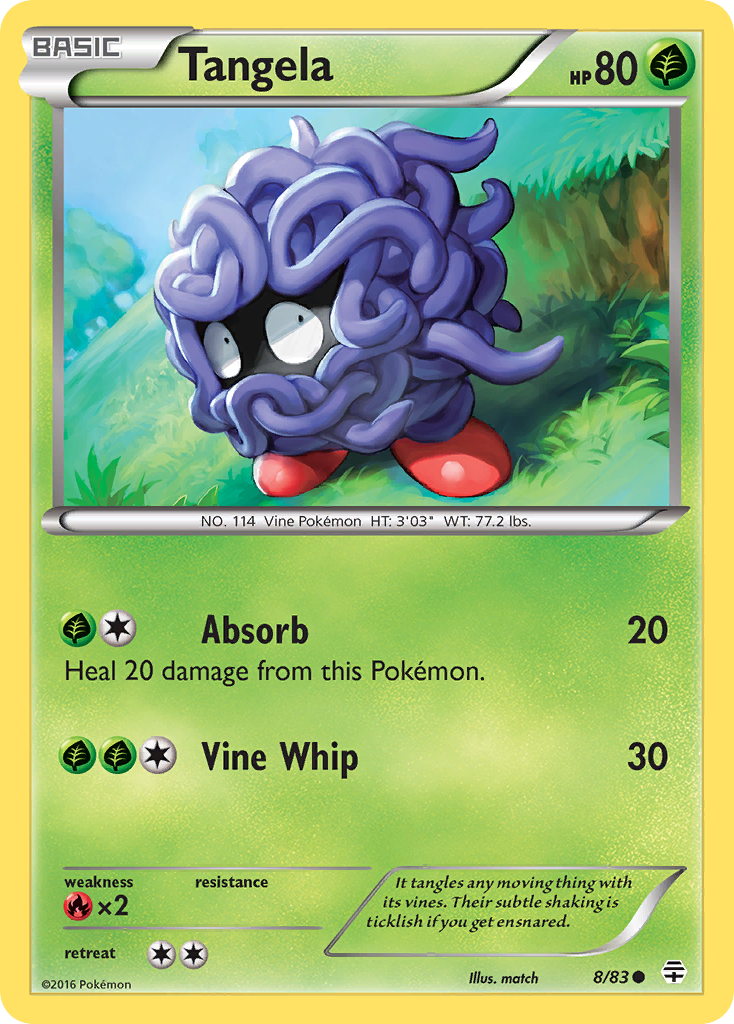 Generations Tangela #8/83