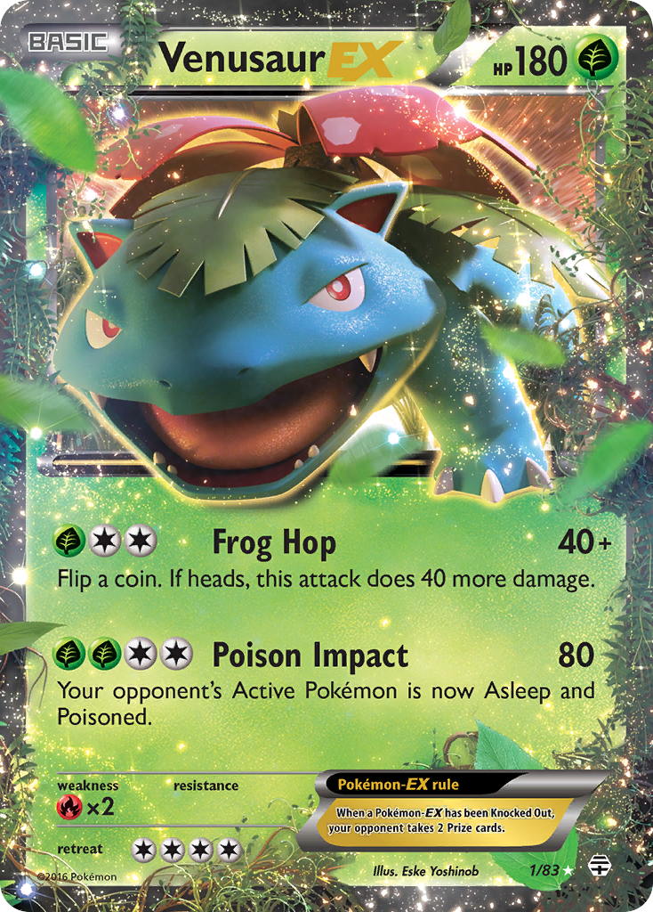 Generations Venusaur EX #1/83