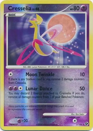 Great Encounters Cresselia #2/106 reverse holo