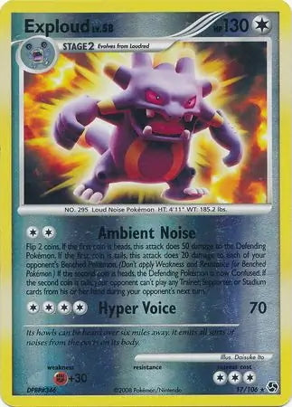 Great Encounters Exploud #17/106 reverse holo