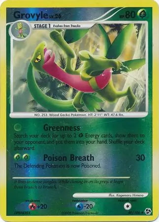 Great Encounters Grovyle #40/106 reverse holo