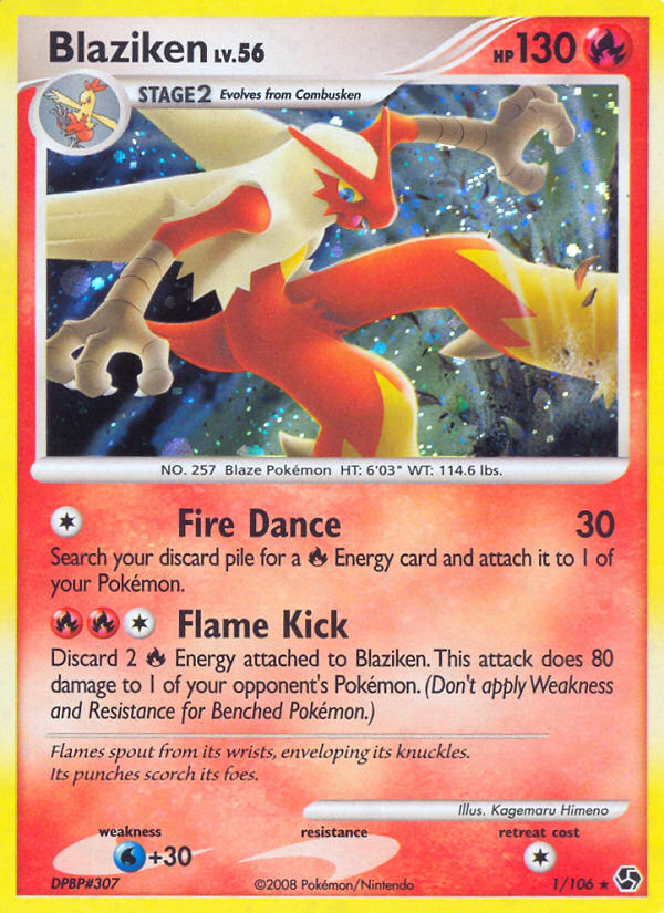 Great Encounters Holo Blaziken #1/106