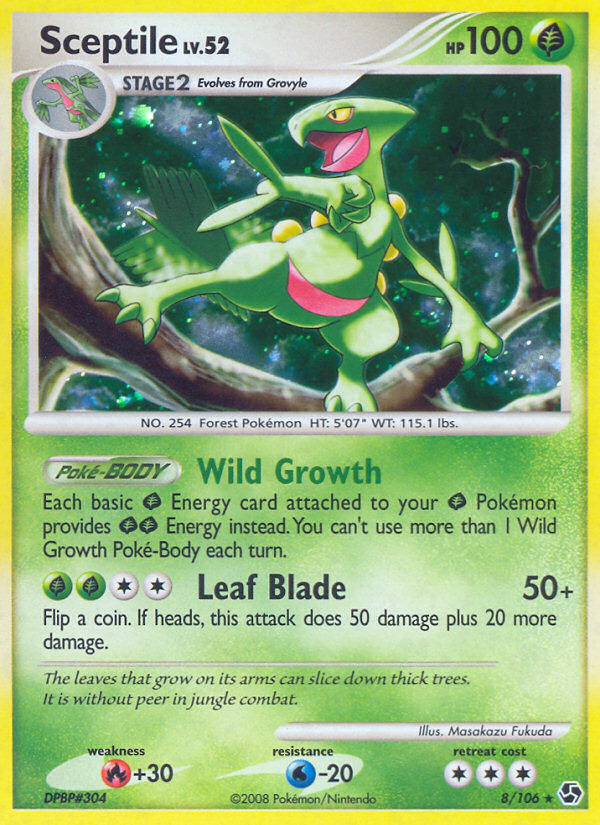 Great Encounters Holo Sceptile #8/106