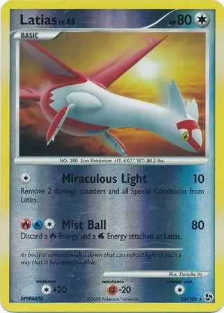 Great Encounters Latias #22/106 reverse holo