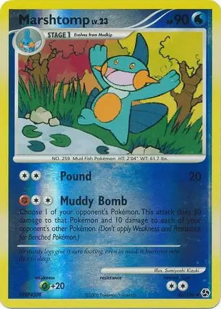 Great Encounters Marshtomp #46/106 reverse holo