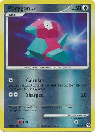 Great Encounters Porygon #81/106 reverse holo