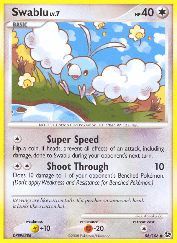 Great Encounters Swablu #86/106
