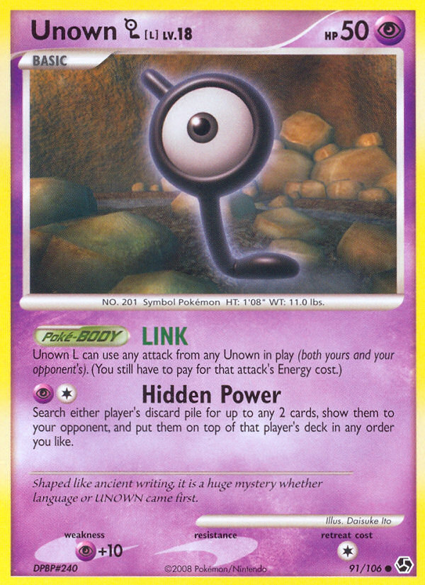 Great Encounters Unown L #91/106