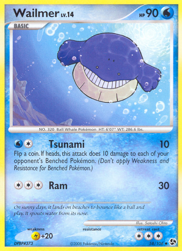 Great Encounters Wailmer #58/106