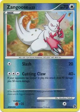 Great Encounters Zangoose #59/106 reverse holo
