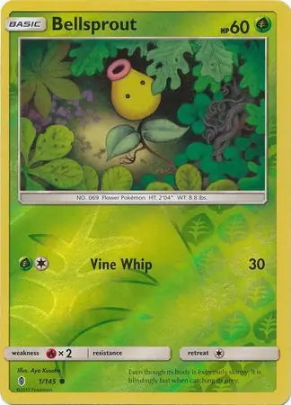 Guardians Rising Bellsprout #1/145 reverse holo