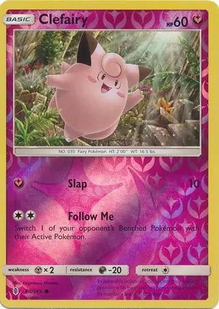 Guardians Rising Clefairy #88/145 reverse holo