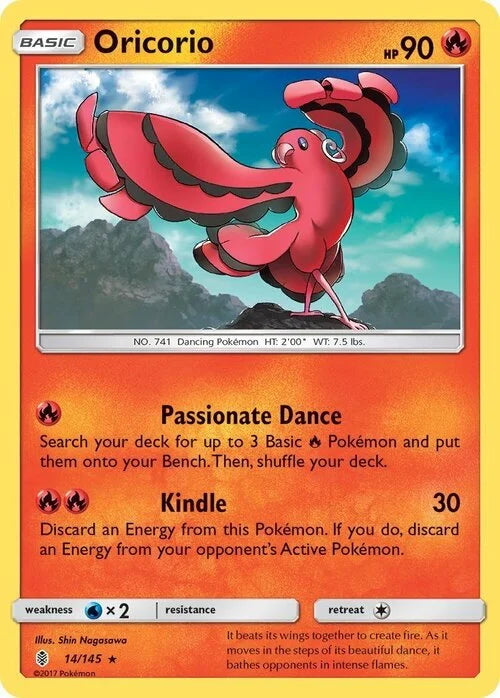 Guardians Rising Oricorio #14/145