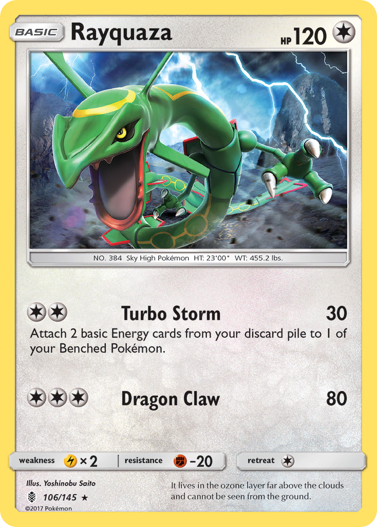 Guardians Rising Rayquaza #106/145