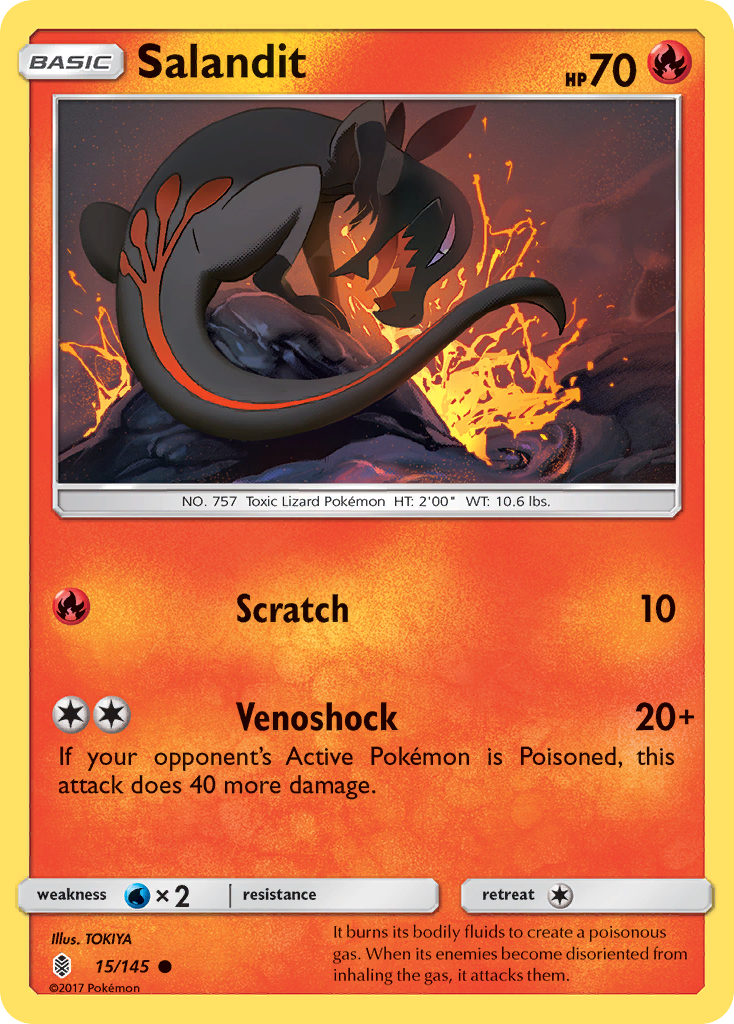 Guardians Rising Salandit #15/145