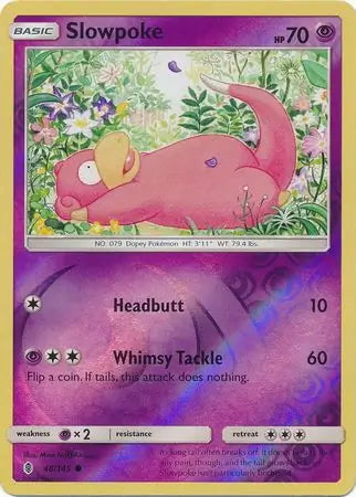 Guardians Rising Slowpoke #48/145 reverse holo