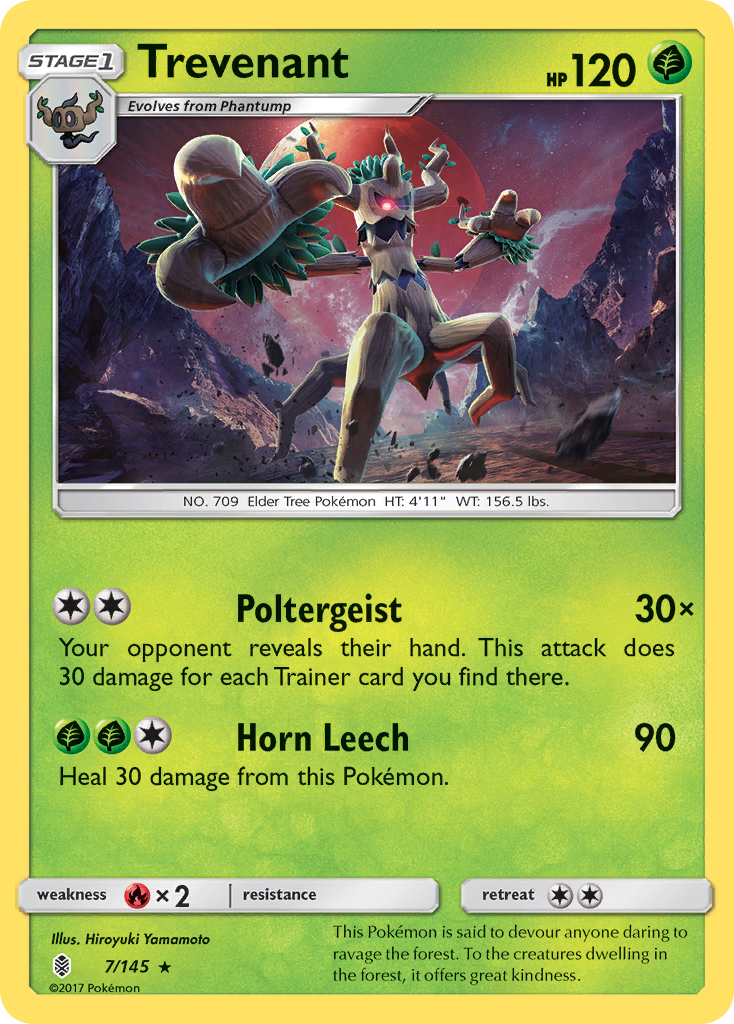 Guardians Rising Trevenant #7/145