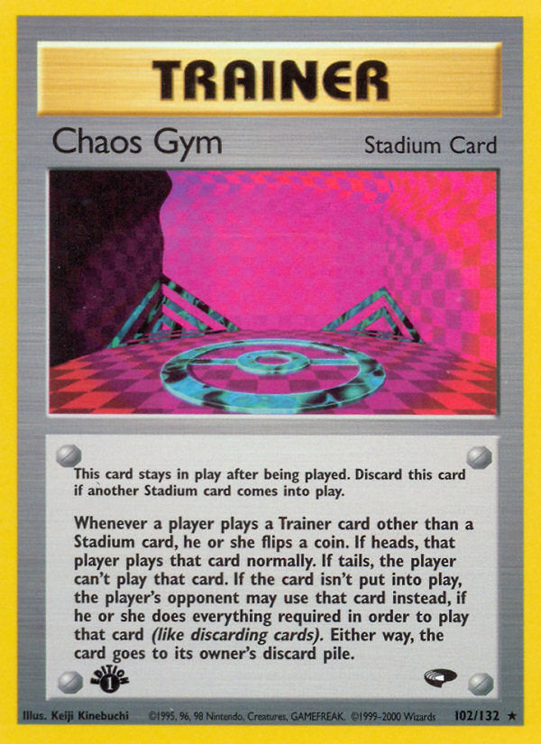 Gym Challenge Chaos Gym #102/132 first edition