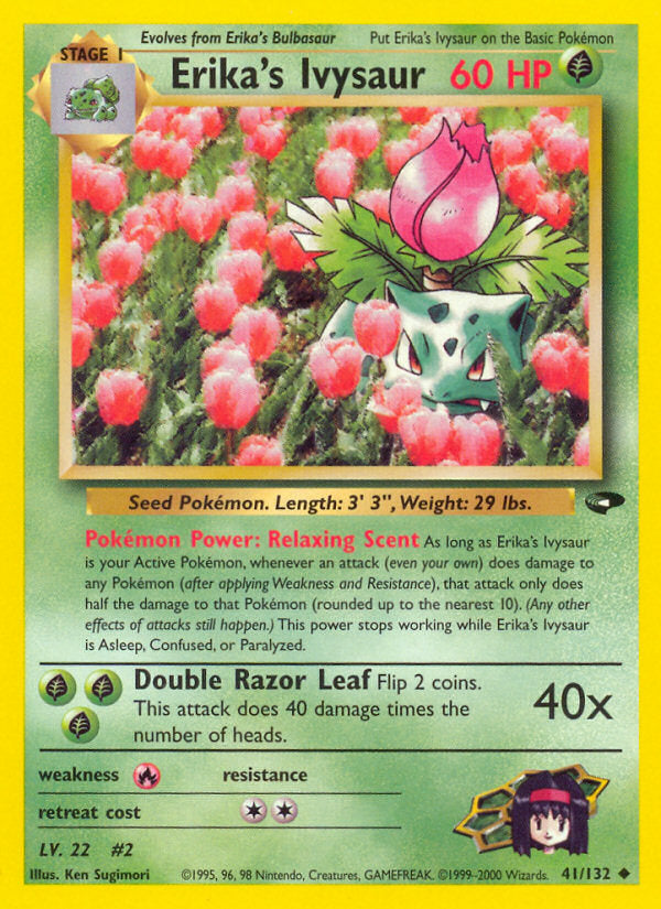 Gym Challenge Erika's Ivysaur #41/132 unlimited