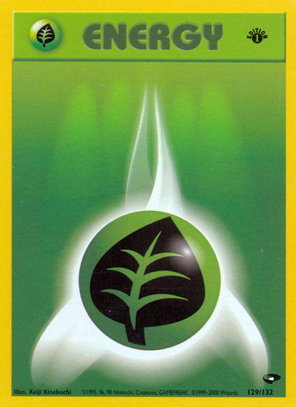 Gym Challenge Grass Energy #129/132 first edition