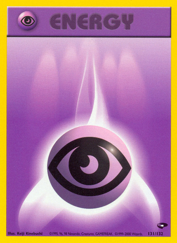 Gym Challenge Psychic Energy #131/132 unlimited