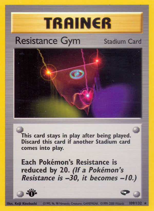 Gym Challenge Resistance Gym #109/132 first edition