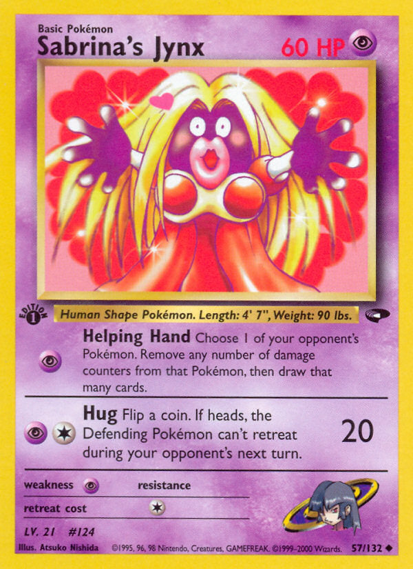 Gym Challenge Sabrina's Jynx #57/132 first edition