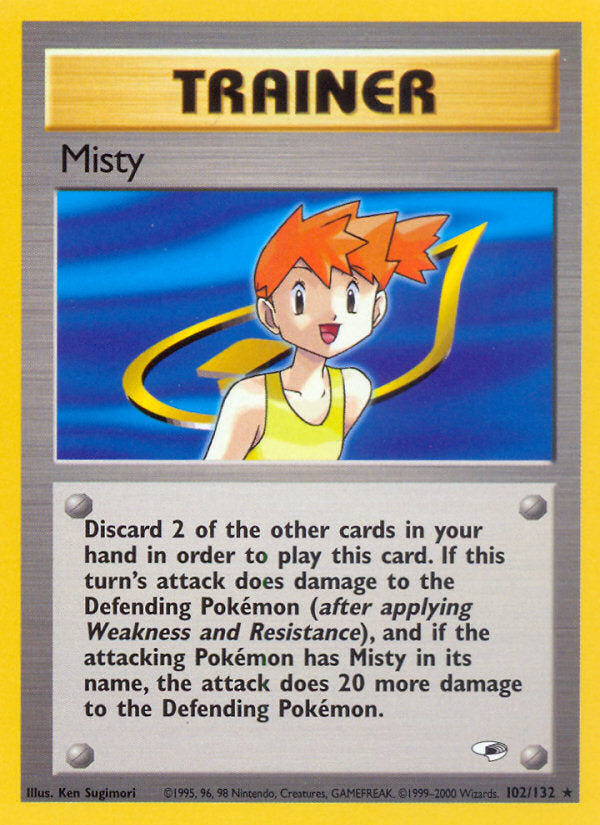 Gym Heroes Misty #102/132 unlimited
