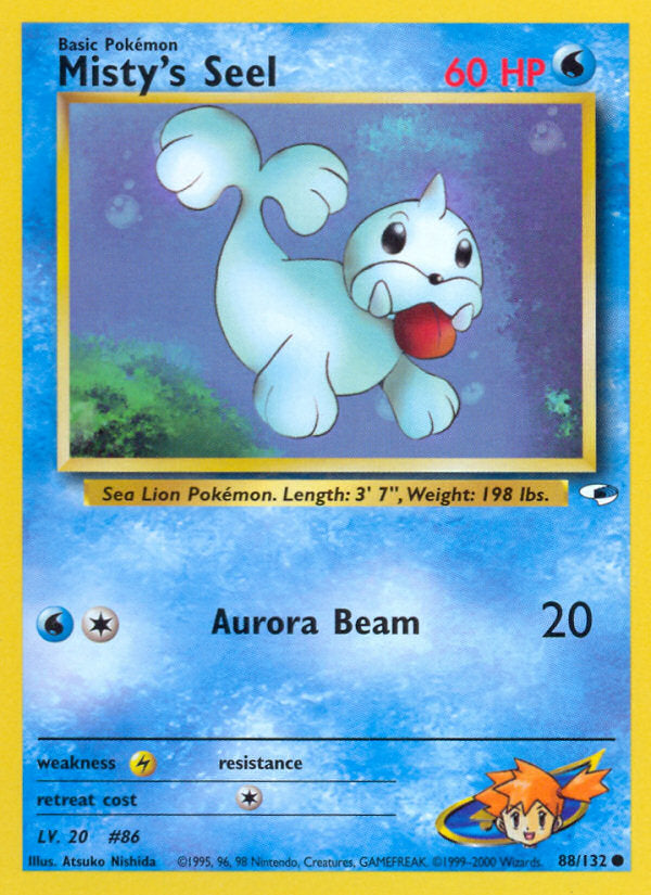 Gym Heroes Misty's Seel #88/132 unlimited