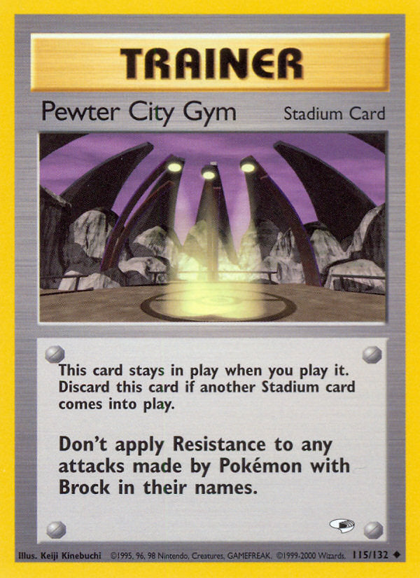 Gym Heroes Pewter City Gym #115/132 unlimited