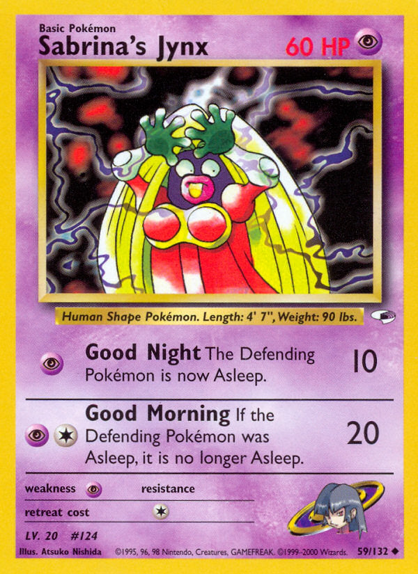 Gym Heroes Sabrina's Jynx #59/132 unlimited