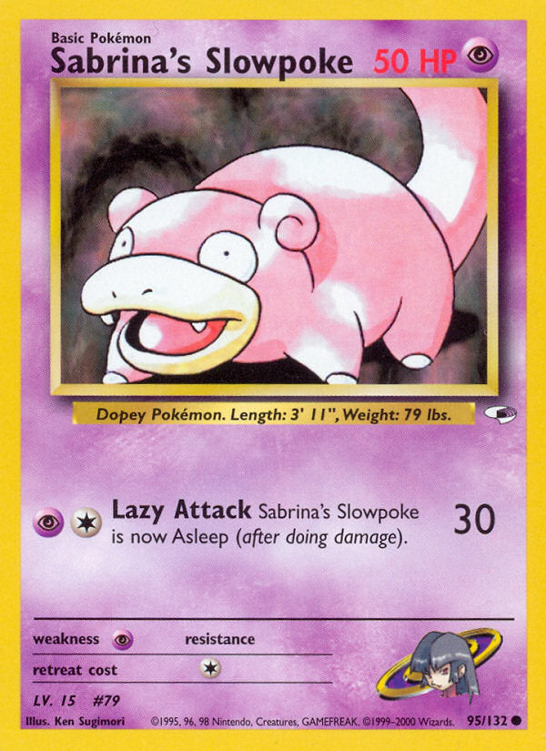 Gym Heroes Sabrina's Slowpoke #95/132 unlimited