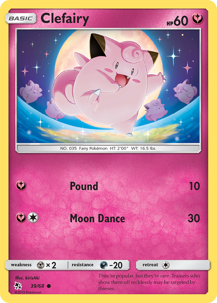 Hidden Fates Clefairy #39/68