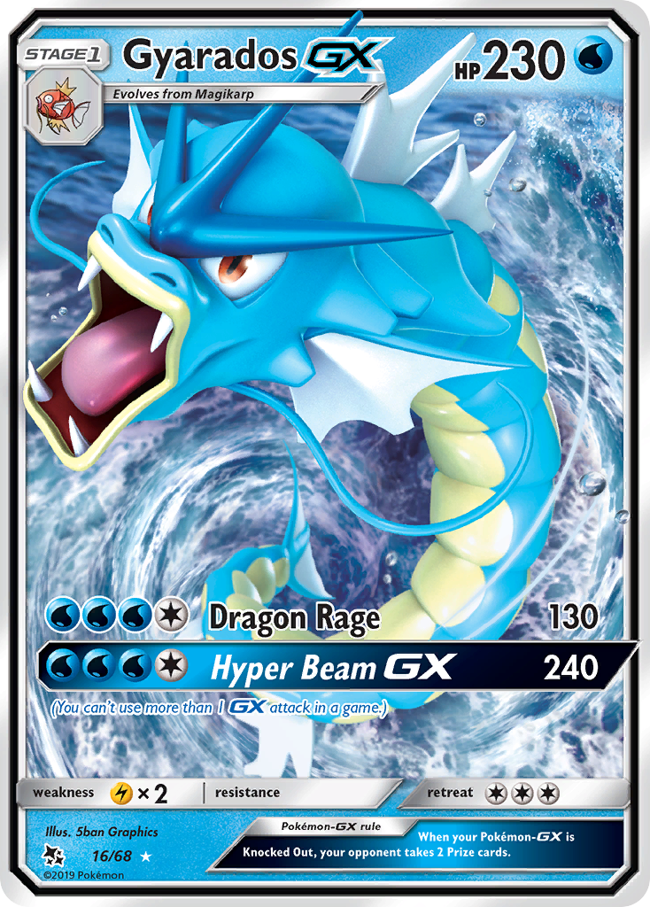 Hidden Fates Gyarados GX #16/68