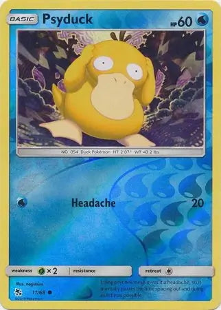 Hidden Fates Psyduck #11/68 reverse holo